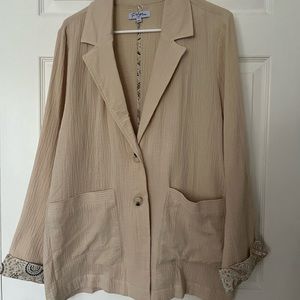 Blazer in linen fabric - LARGE 🧥